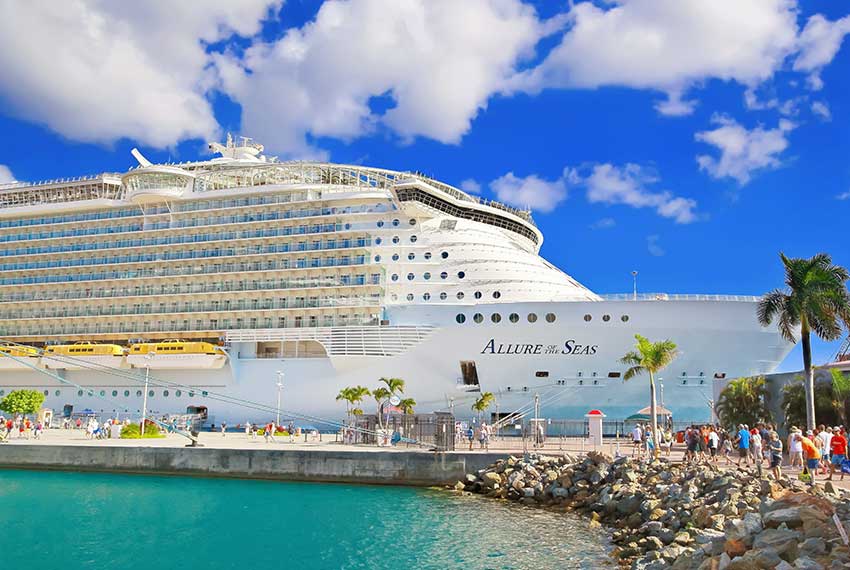 Cruzeiro às Caraíbas no Allure of The Seas