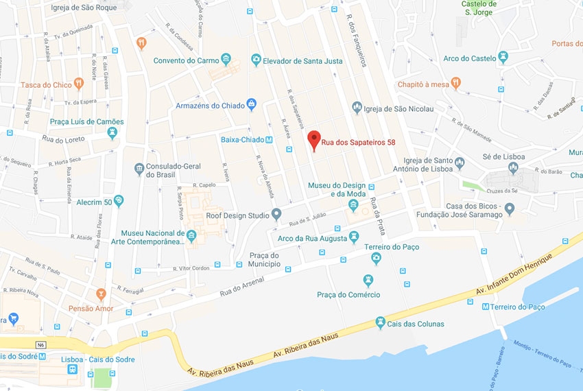 Localização do Atendimento do Cofre