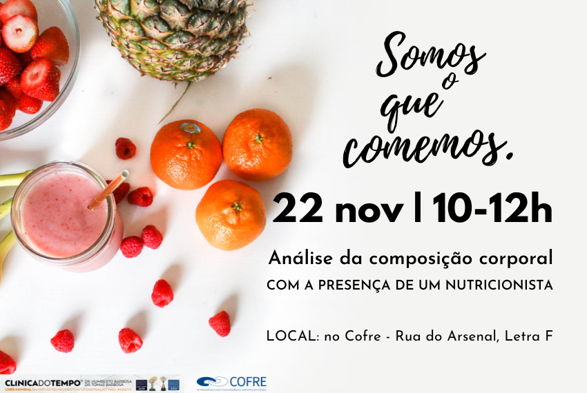 Participe na sessão de análise da composição corporal.